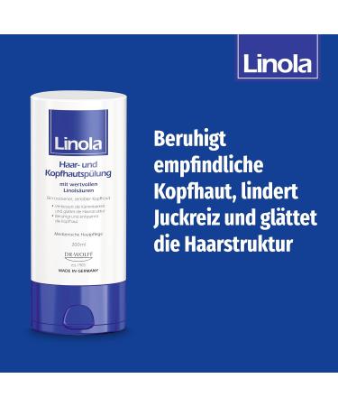 Linola Forte Shampoo & Hair Rinse Set - 2 x 200 ml | Soothing Anti-Itch & Psoriasis Care | Smooth Hair & Relaxed Scalp - Buy Online on GoSupps.com