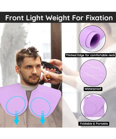 Segbeauty Purple Hair Cutting Guide Mat - Waterproof Silicone Professional Salon Cutting Mat with Guidelines & Weighted Neck Wrap for Stylists - Buy Online on GoSupps.com
