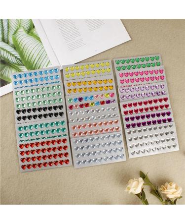 12MM Nails Diamond Decoration Eyeshadow Gems Makeup Rhinestone Face Sticker Festival Party DIY Body Glitter(04) Style3 - Buy Online on GoSupps.com