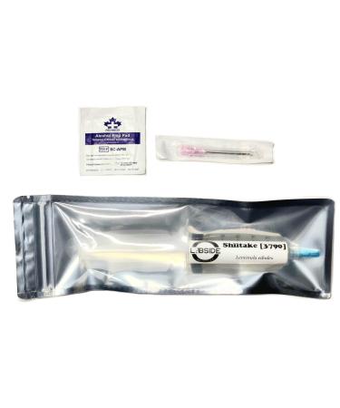 Shiitake 3790 | Live Liquid Mushroom Culture Syringe | Premium Genetics | Commercial Grade | Gourmet & Medicinal Mushroom | Contamination Free | Grow at Home | LABSIDE Industries