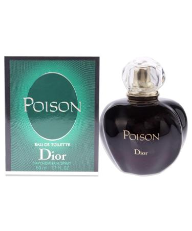 Poison By Christian Dior For Women. Eau De Toilette Spray Black 1.7 Fl Oz Spicy 1.7 Fl Oz (Pack of 1)
