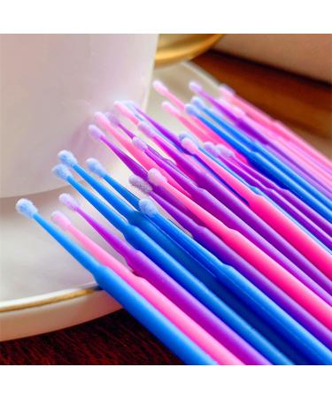 Micro Applicators Brushes 200pcs Fadvan Micro Brushes Disposable Applicator Eyelash Brushes Swabs for Eyelashes Extensions Pink Purple Yellow Blue Mascara Make Up Eyelash Brush (Pink) 200 Pink - Buy Online on GoSupps.com