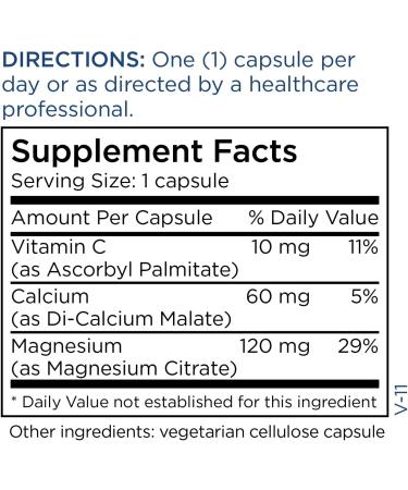 Metabolic Maintenance Cal Mag 1 2 - Di-Calcium Malate Supplement with Magnesium - 120 Capsules - Buy Online on GoSupps.com