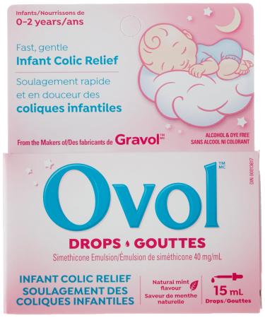 Ovol Drops - Fast Gentle Infant Colic Relief 15mL 15 ml (Pack of 1)