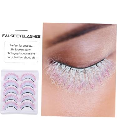 Angoily 25 Pairs Colored False Eyelashes Upper Lower A Madea Halloween Cosplay Lashes Halloween False Eyelashes Halloween Eyelashes Dramatic Multicolor Eyelash Box 3d Imitation - Buy Online on GoSupps.com