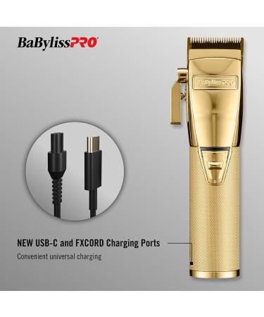 BaBylissPRO FX+ Professional Gold Cord/Cordless Clippers - Buy Online Worldwide - Buy Online on GoSupps.com