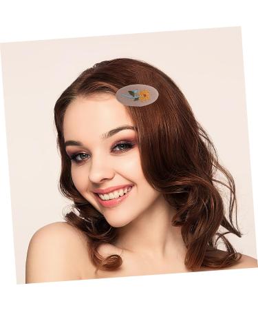 Beavorty 2 Pairs hairpin hair clips for girls vintage fabric hair accessory for women snap barrettes hair clip flowers fabric clips metal snap hair barrette women hair clip - Buy Online on GoSupps.com