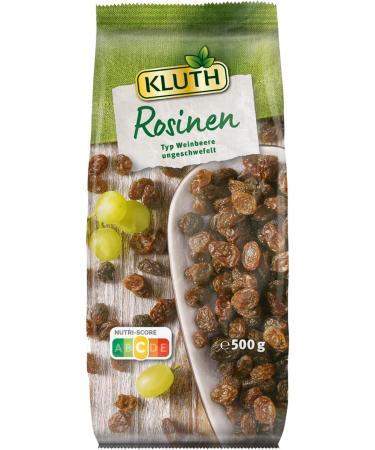  n.v. Kluth Pack of 2 non-woven dried berry-type raisins 500g - Buy Online on GoSupps.com
