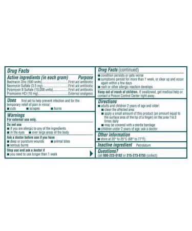 Neosporin Pain Relief Ointment First Aid Antibiotic Treatment 3 Pack Value Pack - Buy Online on GoSupps.com