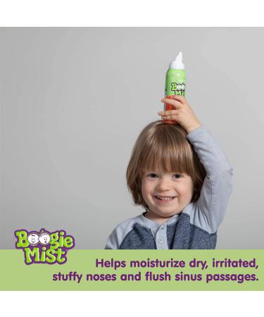 Boogie Mist Baby Saline Nasal Spray 3.1 oz (Pack of 3) | Gentle Nasal Decongestant with Saline for Fresh Relief - Buy Online on GoSupps.com