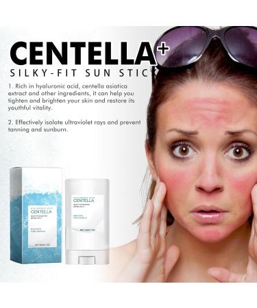 Suncream Stick Silky Fit | Korean SPF50+ Sunscreen Stick | No White Cast Lightweight Moisturizing Protection for Face & Body - Buy Online on GoSupps.com