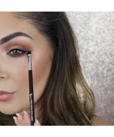 Beauty Junkees Precision Thin Eyeliner Winged Brush - Makeup Applicator for Liquid, Cream, Powder & Cake Eyebrow Cosmetics - Buy Online on GoSupps.com