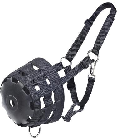 BUSSE Classic Grazing Muzzle - Royal Blue for Thoroughbreds | Shop Internationally & Enhance Horse Comfort - Buy Online on GoSupps.com