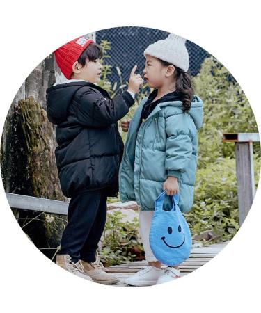 LANBAOSI Kids Winter Long Hooded Puffer Coat - Black, 2 Years - Buy Online on GoSupps.com