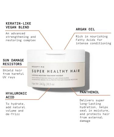 Super Healthy Hair Mask - Luscious Moisture for Hydrating Softening & Repairing Damaged Hair | International Shipping Available - Buy Online on GoSupps.com