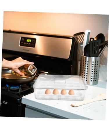 MAGICLULU 1pc Egg Storage Box Fridge Refrigerator Egg Bin Food Storage Case Food Rack Dumpling re-usable 32.5x22.5cm Assorted Color - Buy Online on GoSupps.com