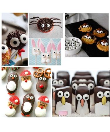 GEORLD 2 Bottle Candy Eyeballs Cake Cupcake Toppers 6.9oz - Mixed Sizes for Cookie Decorations - Buy Online on GoSupps.com