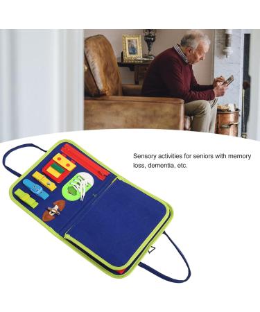 Dementia Sensory Pad Blanket | Alzheimer's Activity Apron & Fear Relief Solutions | Memory Loss Educational Toy Gift - Buy Online on GoSupps.com