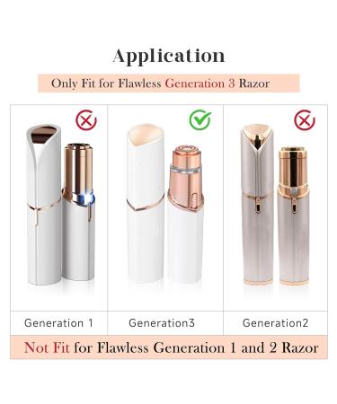 Buy Replacement Heads for Finishing Touch Flawless GEN 3 Facial Hair Remover | New Version 18K Gold-Plated Blades | International Shipping Available - Buy Online on GoSupps.com