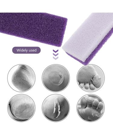 Double-Sided Pumice Stone Set for Hands & Feet - 6 Pack Pedicure File - Purple Peeling Tool - International Shipping Available - Buy Online on GoSupps.com