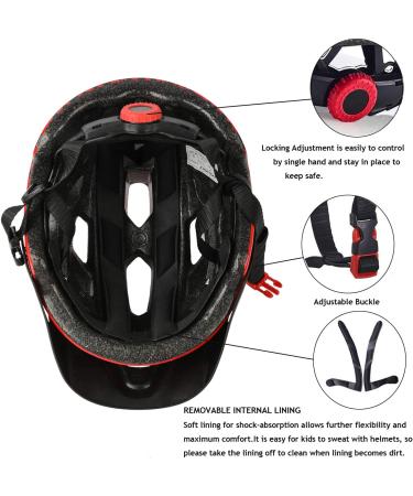 Exclusky Kids Bike Helmet - Adjustable Safety Lightweight Children Bicycle Helmet for Skating, Cycling, Scooter - Boys and Girls Ages 5-14 - Buy Online on GoSupps.com