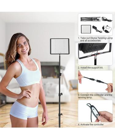 Adjustable Tan-ning Lamp with Stand for Home Use | Salon-Quality Glow - Buy Online on GoSupps.com