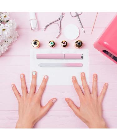 Glass Nail File Set with Case - Double Sided Etched Fingernail Files for Natural Nails - 3 Pack Professional Manicure Tool - Czech Glass Unique Gift for Women - Buy Online on GoSupps.com