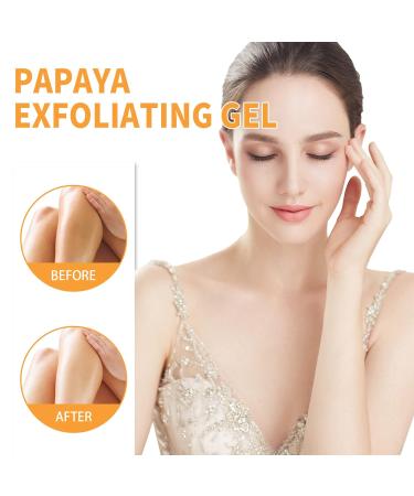 Skinetic 2Pack Papaya Deep Exfoliator with Papaya Essence - Facial and Body Scrub - Buy Online on GoSupps.com
