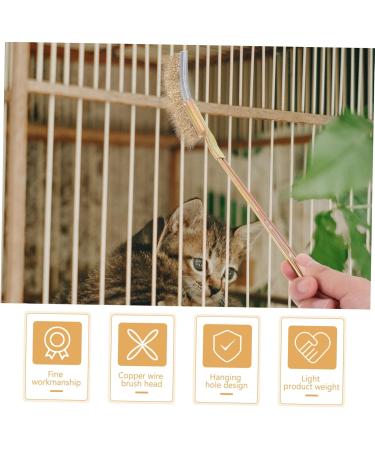 DOITOOL 1 Set Bird Cage Cleaning Brush Professional Bird Brush Cage Clean Brush Silk Brush Birdcage 24X3X2CM As Shown - Buy Online on GoSupps.com