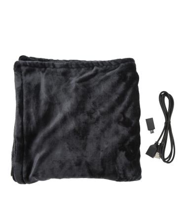 VBESTLIFE Electric Heated Blanket Coral Fleece Carbon Fiber Safe Heating 3-Speed Temperature Heating Shawl Blanket for Adults