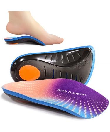 Orthotics Inserts 3/4 Length Arch Support Insoles for Women and Men Shoe Insoles for Plantar Fasciitis Flat Feet Over-Pronation High Arch Support Relief Heel Spur Pain XL | (Men 11.5-13 Women 13+)