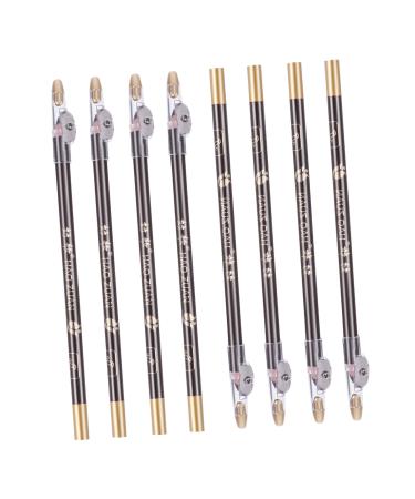 Ipetboom 8pcs Pencil Sharpener Eyebrow Pencil Eyebrow Pen Black Eyebrow Pencil Eyebrow Pencils Miss 1 count (Pack of 1) Coffee