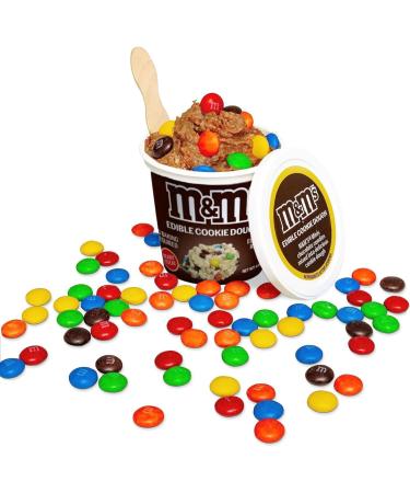 Suppliionline M&Ms Edible Cookie Dough- Milk Chocolate Flavor Egg Free Recipe Delectable Doughs - Ready to Eat Eat Raw Pack of 1 - Buy Online on GoSupps.com