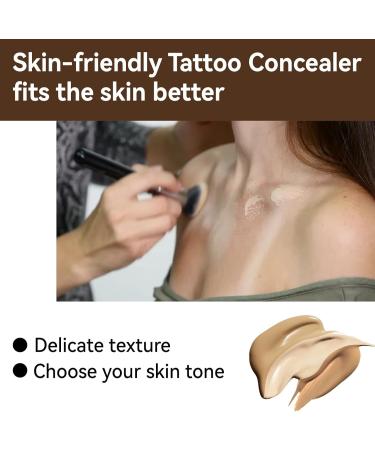 2pcs Tattoo Concealer Tattoo Concealer Repair Cream Couvre-cicatrice pour Tatouage Corporel Correcteur Invisible 2pcs*20g cream13 - Buy Online on GoSupps.com