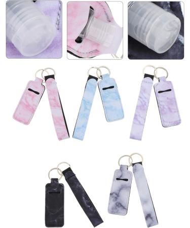 Luxshiny 10-Piece Marble Lipstick Holder & Neoprene Chapstick Bag - Travel Accessories & Keychain Lanyard for Lip Balm - Buy Online on GoSupps.com