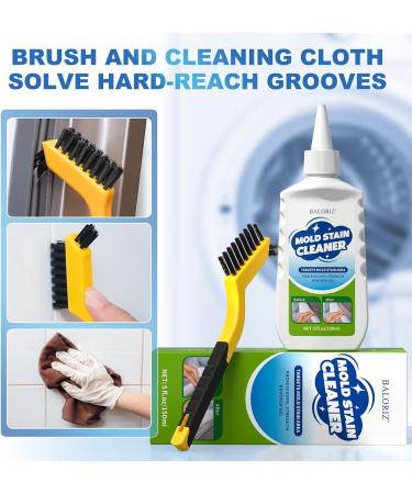 BALORIZ Mould Remover Gel - Deep Clean Household Gel with Brush & Cleaning Cloth - 5 fl.oz/150ml - Buy Online on GoSupps.com