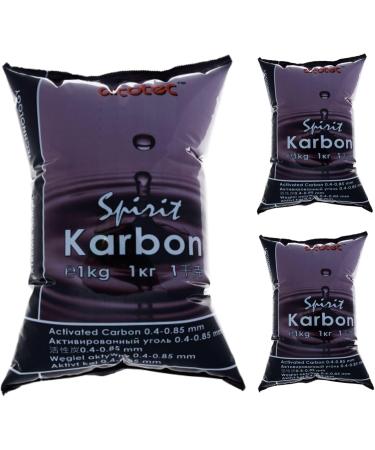 AlcoTec Activated Carbon 1kg - Premium Alcohol Filter for Home Brewing & Fermentation (3 Pieces) | International Shipping - Buy Online on GoSupps.com