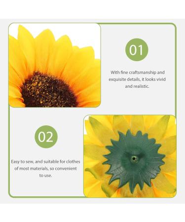 Zerodeko Kitchen Vase Fillers 40 Pcs Simulated Sunflower Decorations Letter Silk Cloth Floral Stickers As Shownx4pcs 10X10X2CMx4pcs - Buy Online on GoSupps.com