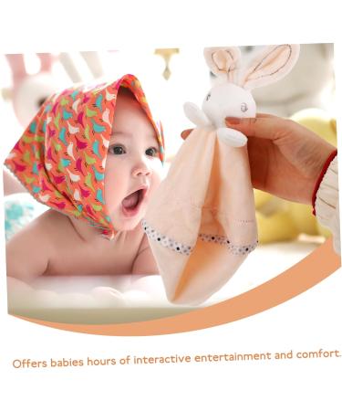 Zerodeko Soothing Toys & Towel - Pink Baby Doll Sleeping Towels for Comfort | International Shipping - Buy Online on GoSupps.com