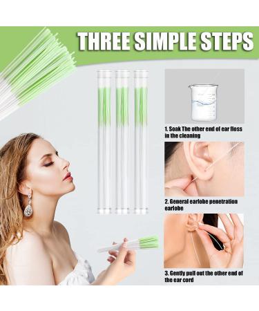 300PCS Disposable Ear Floss for Pierced Ears Aftercare | Gentle Cleaning Line with Rose Fragrance | Odor Removal - Buy Online on GoSupps.com