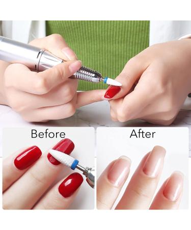Homeet 11 Pcs Ceramic Nail Drill Bits 3/32 Inch Tungsten Alloy Professional Nail Drill Bits Safety Diamond Bits for Removing Gel Acrylic Cuticle Nail Drill for Manicure Pedicure Pack of 11 - Buy Online on GoSupps.com