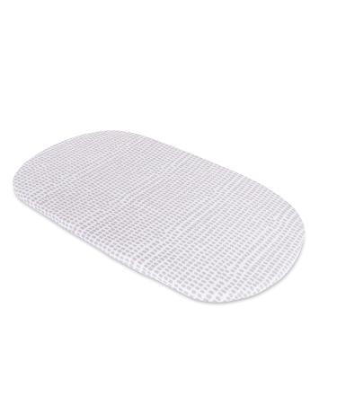 Ely's & Co. Waterproof Bassinet Sheet 2 Pack - Taupe Splash & Stripes - 32 X16 X3 - Unisex for Baby Boy and Girl - Buy Online on GoSupps.com