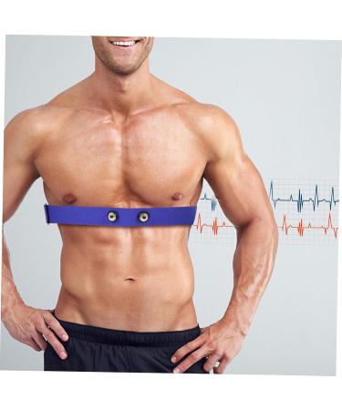 SUPVOX Adjustable Pulse Knife Belt & Heart Frequency Monitor Strap - Comfortable Elastic Chest Strap for Surveillance Devices - Blue 17.00x3.00x0.10cm - Buy Online on GoSupps.com