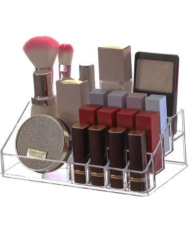 Clear Makeup Organizer Cosmetic Display Case for Jewelry & Accessories - Cq Acrylic Medium 8.8x5x3.1 Inch - Pack of 1 - Buy Online on GoSupps.com