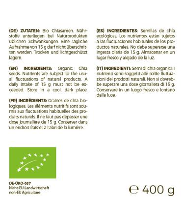 GreatVita Premium Chia Seeds - 5 x 1000g Non-GMO Natural Superfood for Healthy Living - Buy Internationally - Buy Online on GoSupps.com