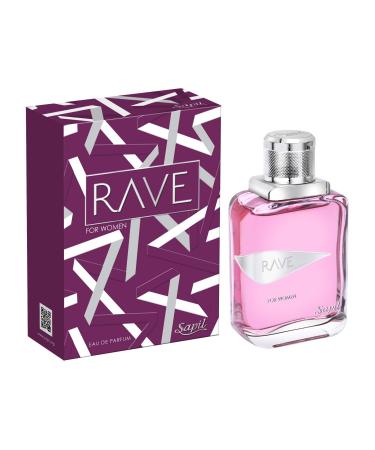 Sapil Rave Perfume for Women - Long-Lasting Dubai Perfume for Women - Sweet Fruity Floral EDP Spray - 3.4 Oz (100 ml) - Ideal Arabic Cologne for Women and Daily Wear. Sweet Fruity Floral scent 1 Fl Oz (Pack of 1)