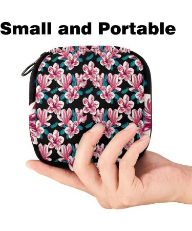 Shop Stylish Storage Bags for Women Large Zipper Pockets for Menstrual Cups Panty Liners Bandages & More | Flower & Leaf Patterns - Buy Online on GoSupps.com