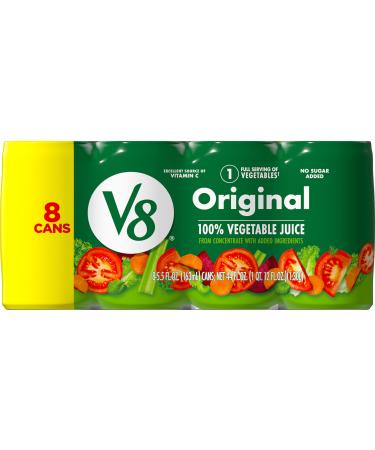 V8 V8 Lot de 8 jus de l gumes 19 ml
