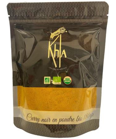 KHLA - Black curry (pepper base) powder - From Organic Farming and Fair Trade (180g)