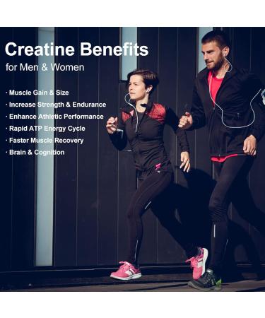 Creatine Monohydrate Gummies - Sugar Free 5g for Muscle Gain & Energy - Gluten Free Non-GMO 120 Count | Best Muscle Recovery for Men & Women - Buy Online on GoSupps.com